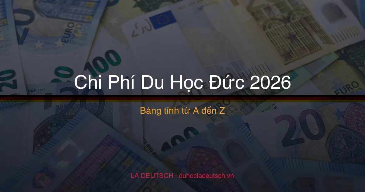 Chi Phí Du Học Đức 2026: Bảng Tính Chi Tiết Từ Chuẩn Bị Đến Tốt Nghiệp