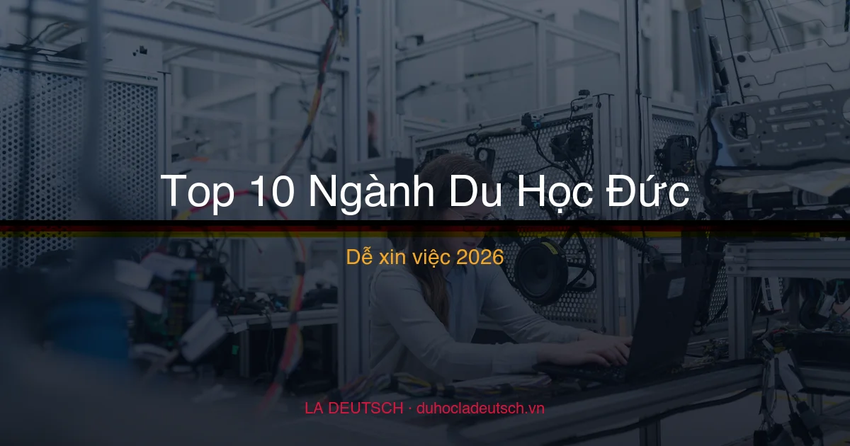 Du Học Đức Nên Học Ngành Gì? Top 10 Ngành Dễ Xin Việc 2026
