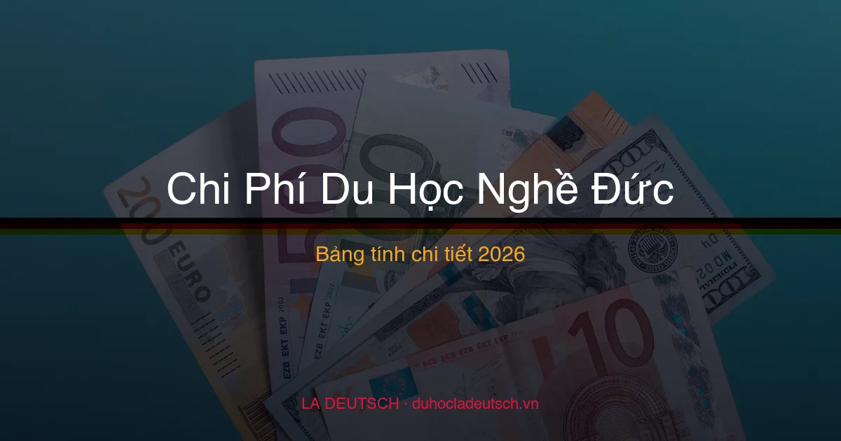 Du Học Nghề Đức Chi Phí Bao Nhiêu? Bảng Tính Chi Tiết 2026