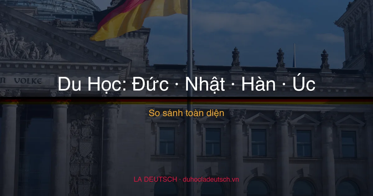 So Sánh Du Học Đức vs Nhật vs Hàn vs Úc: Nước Nào Phù Hợp Với Bạn?