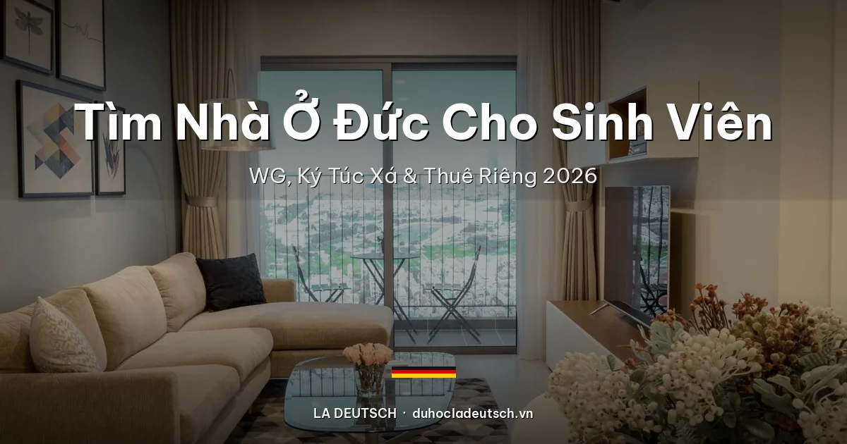 Tìm Nhà Ở Đức Cho Sinh Viên: WG, Ký Túc Xá & 5 Mẹo Không Bị Lừa 2026