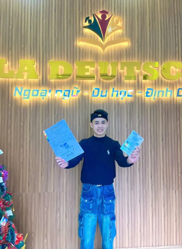 Học viên La Deutsch Kim Quang - Đạt visa du học nghề Điều dưỡng tại Đức